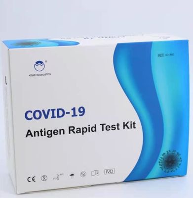 Covid-19 빨리 증상을 나타내는 목구성 시험 키트, 비강소제법 빠른 진단 시험 장비