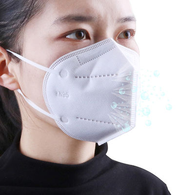 비 우븐 KN95 인공 호흡 장치 마스크, 바이러스 방지 멜트블로운 비 우븐 면 마스크