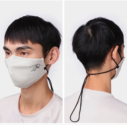여성 남성들 탄력 있는 귀걸이를 위한 OEM 세척할 수 있는 구리 이온 면 마스크 24*14cm
